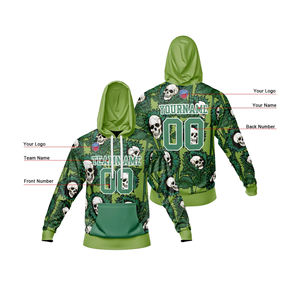 เสื้อฮู้ดทีมกีฬาแบบซับลิเมชั่นสั่งทำพิเศษ พร้อมชื่อและหมายเลข ขายส่ง OEM คุณภาพสูง สำหรับการฝึกซ้อม - Product Image 2