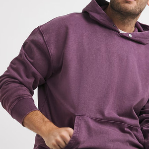 Custom Oversized Streetwear <b>Men</b> Acid Wash <b>Hoodies</b> Premium Cotton Pullover <b>Men</b> Acid Wash <b>Hoodies</b> For Winter Outdoor Wear - Product Image 5