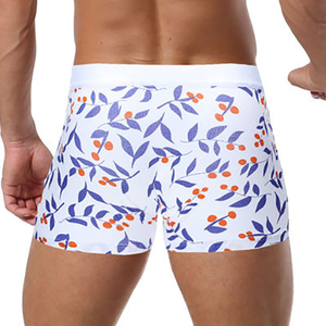 Pakistan Manufacturing Men's Underwear Customized Logo Cotton Briefs <b>Boxer</b> Shorts Different Colors Low-Rise Printed Breathable - Product Image 4