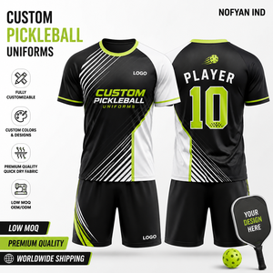 Fabricant d'uniformes de pickleball personnalisés OEM ODM, maillots et shorts de pickleball par sublimation, vente en gros de vêtements de sport d'équipe, marque privée F - Product Image 2
