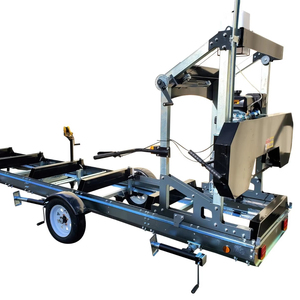 Quality Sales New 2022 31" Capacity Portable Sawmill Gas Ko hler 14HP <b>Engine</b> Electric Start with Trailer - Product Image 1
