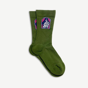 Men Crew Sports <b>Socks</b> Embroidered Logo Quick Dry Breathable Knitted <b>Compression</b> <b>Socks</b> Custom Pattern - Product Image 1