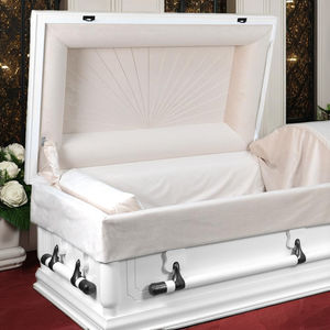 Equipo de exportación de urnas funerarias de madera dura de estilo norteamericano de alta calidad internacional Saturna para mayoristas - Product Image 5