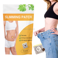 30 Tage China Flat Belly Slimming Patches für Belly Navel Slim Patch Senna Leaves