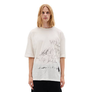 Camisetas para Hombre, Juveniles y Adultos, Moda Casual, 240g, Algodón y Bambú, Ecológicas, Transpirables, Corte Regular, Fáciles de Usar, Venta al Por Mayor - Product Image 1