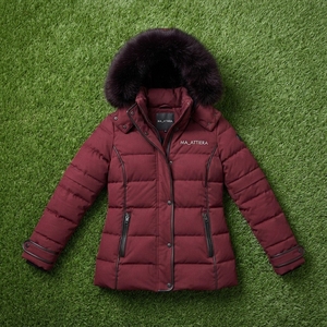 Veste d'hiver matelassée pour femme avec capuche en fausse fourrure, parka chaude zippée, multi-poches, manteau d'extérieur, OEM ODM, vente en gros - Product Image 5