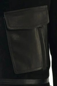 Chaqueta de Aviador de Cuero de Lujo para Hombre, Abrigo Bomber Cálido de Piloto, Servicio de Muestras de Fabricación OEM ODM Disponible - Product Image 5