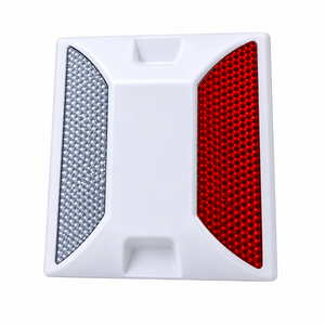 Delimitadores de Tráfico Reflectantes de Aluminio Fundido, Tachuelas de Carretera de Una o Dos Caras, Marcadores de Pavimento Elevados, Señales de Seguridad Totalmente de Aluminio - Product Image 1