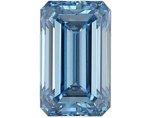 Igi ได้รับการรับรองว่าเป็น VS1สีฟ้าเข้มใส1.50 CT มรกตขัดเงาสวยงามประดับห้องแล็บ CVD เพชรที่ปลูกได้เป็นจำนวนมาก - Product Image 1