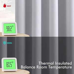 Tende Oscuranti Termoisolanti con Occhielli Solidi, Lunghe 63 Pollici, per Camera da Letto e Soggiorno, 2 Pannelli, Riduzione del Rumore - Product Image 4