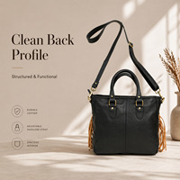 Bolso tote con flecos de cuero y pelo |   Bolso de hombro para mujer, estilo patchwork, de piel de vaca, elegante |   Bolsa de Transporte Grande, Calidad de Exportación India