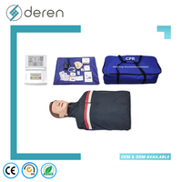 Mannequin de formation RCP demi-corps Deren en PVC, modèle d'enseignement médical de premiers secours, mannequin de formation aux soins humains DRA037