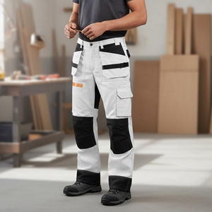 Pantalon de sécurité professionnel haute visibilité, vêtements de travail réfléchissants, respirant et durable pour les ouvriers du bâtiment - Product Image 1