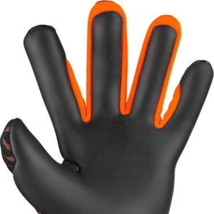 Gants de gardien de but de football personnalisés de haute qualité, paume avant en latex allemand de 4 mm, dos en latex, impression par sublimation et injection de silicone - Product Image 4