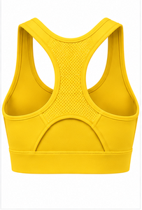 Soutien-gorge de sport pour femme respirant et extensible, idéal pour le yoga, le fitness, la course et l'entraînement, haut court sans couture avec logo, faible MOQ, maintien optimal - Product Image 6