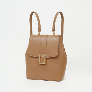 SORA BAG Women's Fashion Waterproof Square <b>Backpack</b> Synthetic <b>Leather</b> Satin Lining Buckle Closure <b>Large</b> Capacity Daily Use - Product Image 4
