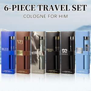 Set de 6 Fragancias Masculinas de Larga Duración, 35 ml Cada Una, Eau de Toilette en Spray, 6 Aromas Diferentes, Mini Fragancias para Citas, Sets de Viaje - Product Image 3