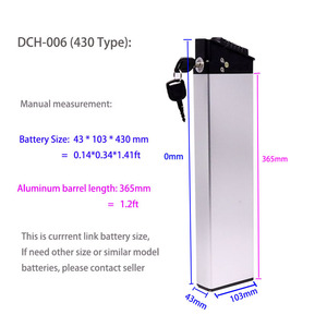 แบตเตอรี่จักรยานไฟฟ้าพับได้ 48V 10.4Ah 12.8Ah 14Ah Amp DCH 006 สำหรับ <span class=keywords><strong>Samebike</strong></span> LO26 <span class=keywords><strong>20LVXD30</strong></span> XP2.0 แบตเตอรี่จักรยานไฟฟ้าพับได้ - Product Image 4