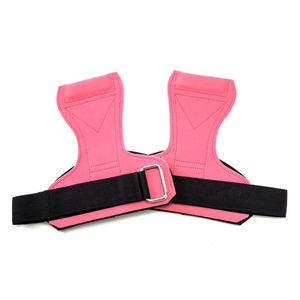 Poignées de paume réglables en néoprène sans doigts pour l'exercice physique avec support de logo personnalisé, protection des mains pour le cross-training - Product Image 2