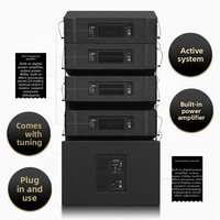 YAZOO Solution : Configuration de haut-parleurs Line Array actifs étanches pour extérieur, pour scène (haut-parleurs simples, doubles 8, doubles 10, doubles 12)