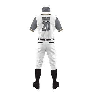 Uniforme de Béisbol Personalizado con Logotipo para Hombre, Nuevo Diseño, Uniforme de Béisbol de Buena Calidad en Color Sólido con Servicio OEM - Product Image 3