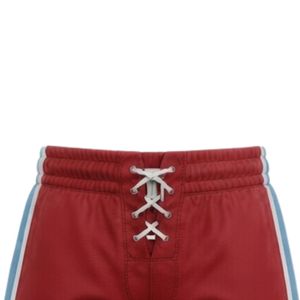 Pantalones Cortos Deportivos Sublimados Rojos para Hombre, con Estampado de Hockey sobre Hielo, Cordón Ajustable, Franja Lateral, Uniforme de Equipo, Ropa Deportiva - Product Image 3