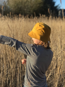 Sombrero de Sol de algodón de estilo activo para mujer con ala Sombrero de cubo de verano en muchos colores Impresión digital para accesorio de ropa - Product Image 6