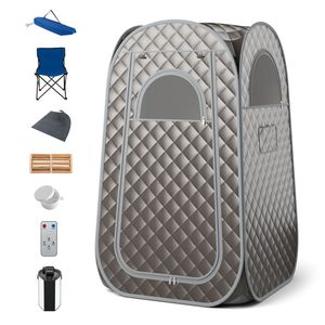 Generador de Vapor Gris para Sauna en Casa, para Relajación Spa, Incluye Manta de Sauna - Product Image 1