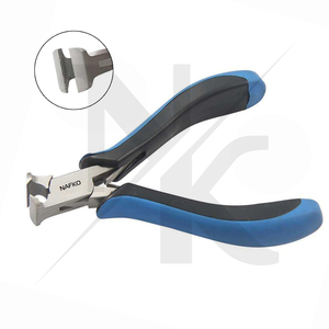 Best Quality Stainless Steel 120mm Smooth Jaws Spring Flat Ends Black Blue End/Top <b>Cutters</b> High Performance Ergonomic Handles - Product Image 4
