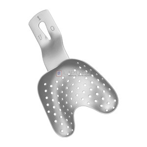 Plateau d'empreinte dentaire de qualité supérieure avec bordure S Perf. (upper, D) Acier inoxydable réutilisable autoclavable orthodontique - Product Image 2