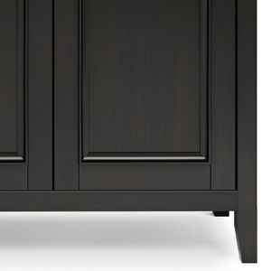 Armadio Amherst Hickory Brown a 4 ante, elegante mobile da soggiorno - Product Image 5