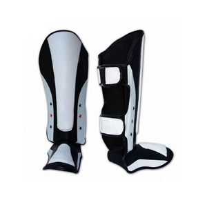 Protège-tibias d'entraînement de boxe sur mesure, qualité supérieure, prix de gros RTS, conception OEM personnalisée, couleur unie, modèle AI-SG-019 - Product Image 1