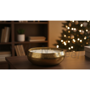 Velas Aromáticas CURVE METAL URLI para Celebraciones Navideñas, de Pascua, Cumpleaños, San Valentín y Diwali - Product Image 1