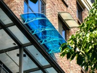 Auvent fixe anti-UV pour porte et fenêtre, vente en gros