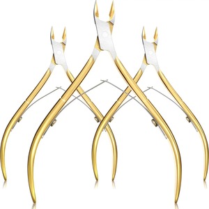 11pcs Stainless Steel Professional Durable Curved Blade Cuticle <b>Scissors</b> Clipper <b>for</b> Feet Finger Use <b>Nail</b> Removal Manicure Tools - Product Image 4