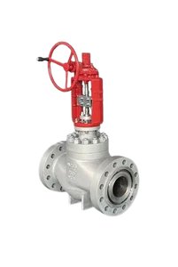 Válvula de retención operada por engranajes API 60 4 "900 # RTJ ASTM A216 WCB para estructura de bola de alta temperatura de potencia Manual de aceite - Product Image 2