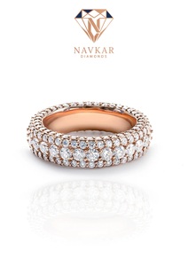 Bague de fiançailles en moissanite diamantée couleur D VVS, best-seller, pour femme, cadeau de mariage, disponible au prix de gros - Product Image 4