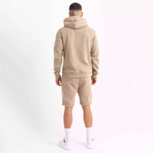 Conjunto de Sudadera con Capucha y Pantalones Cortos de Dos Piezas con Logotipo Personalizado a Bajo Precio, Conjunto Deportivo Holgado para Hombre y Mujer - Product Image 2