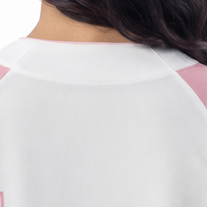 Ladies Full Button Baseball Jersey Customized Women's Baseball Sportswear Jersey Lightweight Breathable Baseball Jersey - Product Image 4
