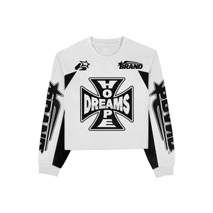 T-shirts personnalisés imprimés effet vieilli délavé à l'acide, 260 g/m² en molleton bouclette, coupe ample, t-shirts surdimensionnés épais pour hommes à manches longues - Product Image 6