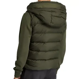 <b>Men</b> Winter Puffer Vest Breathable Warm Quilted Sleeveless Jacket for Hiking Weekend Adventures Vintage Style - Product Image 2