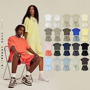 OEM 2026 305gsm Custom High Quality Heavyweight t Shirt and Short Set t Shirt and Shorts Set Men Made By TRIOTAKE INDUSTRY - Product Image 1