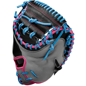 Durable Leather Custom Color Breathable Lightweight Touchscreen Compatible Waterproof <b>Baseball</b> Catching Gloves for Training - Product Image 4