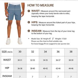 Pantalones cortos de verano OEM para hombre, cintura elástica cómoda, estilo suelto, transpirable, ropa deportiva de Golf, actividades al aire libre, uso en gimnasio, nuevo - Product Image 6