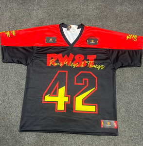 American Football Jersey Sublimation Design Baggy Mesh Jerseys New Style Men Sportswear Sublimated American Football Jerseys - Product Image 1