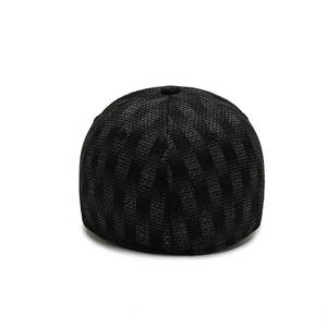 High Quality Corduroy Baseball Cap Outdoor Custom 3D Embroidery Logo Adjustable 6 Panel Cap Curved Brim Breathable Mesh Caps OEM - Product Image 5