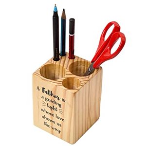 Classic Design Handmade Wood Pen Holder Black Walnut Wood Pen Holder For school <b>Desk</b> & Teacher Gifts Crafts - Product Image 2