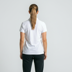 Camiseta Polo de Golf de Manga Corta Azul Marino para Mujer, Lisa, de Buena Calidad, Talla Grande, de Algodón Suave y Transpirable para Actividades al Aire Libre - Product Image 2