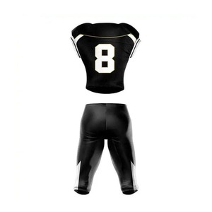 Nouvel uniforme de football américain respirant à manches courtes, design personnalisé de haute qualité, dernier modèle, nouveau style - Product Image 2