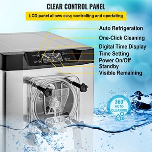 Macchina per Gelato Commerciale 1400W con Display LED, 20/5.3 Gph, Timer di Spegnimento Automatico, Un Gusto per Latte - Product Image 5